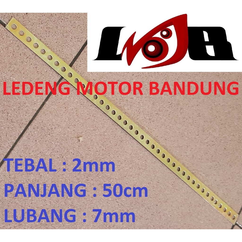 Besi Plat Bolong 50cm Breket Serba Guna Bracket Multi Fungsi