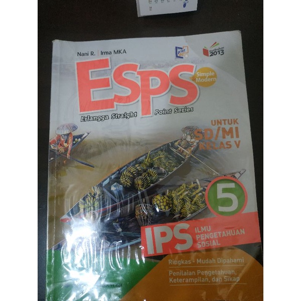 

ESPS Pendidikan Pancasila dan Kewarganegaraan Kurikulum 2013 Revisi untuk SD/MI kelas 5