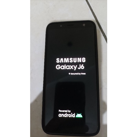 samsung j6 2018 hitam 3/32gb bekas ex SEIN