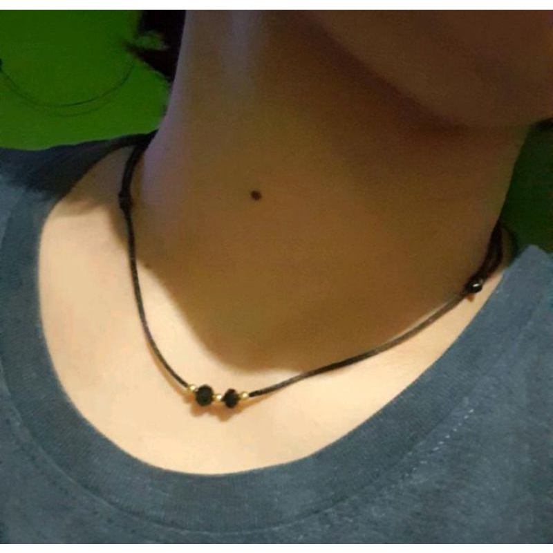 Kalung Tali mix emas 0,2gram 10karat "Semar Nusantara"