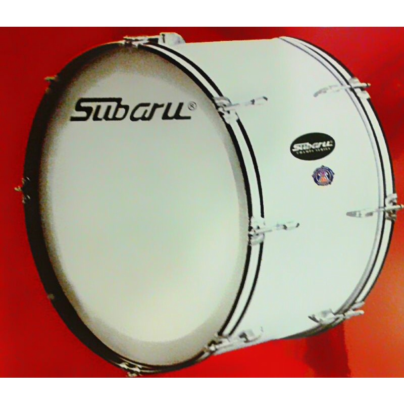 Bass Drum 18 (16 Lugs) SUBARU White/Alat Musik Perkusi