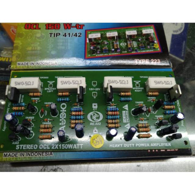 Kit power driver ocl stereo tip41 tip42 ( 223 )