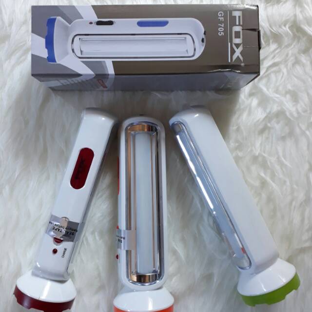 Lampu+senter emergency FOX ORIGINAL