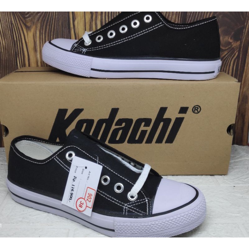 SEPATU SEKOLAH KODACHI 902 37-42 black white banderol 116900