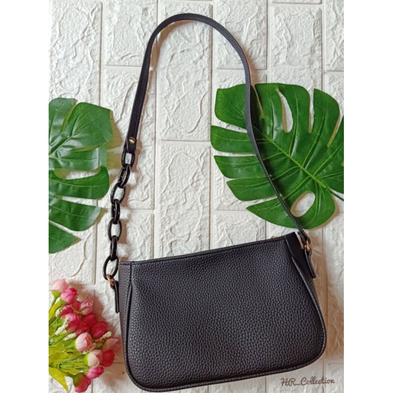 Tas Bahu Kulit / Shoulder bag/ Zara Chain Vintage