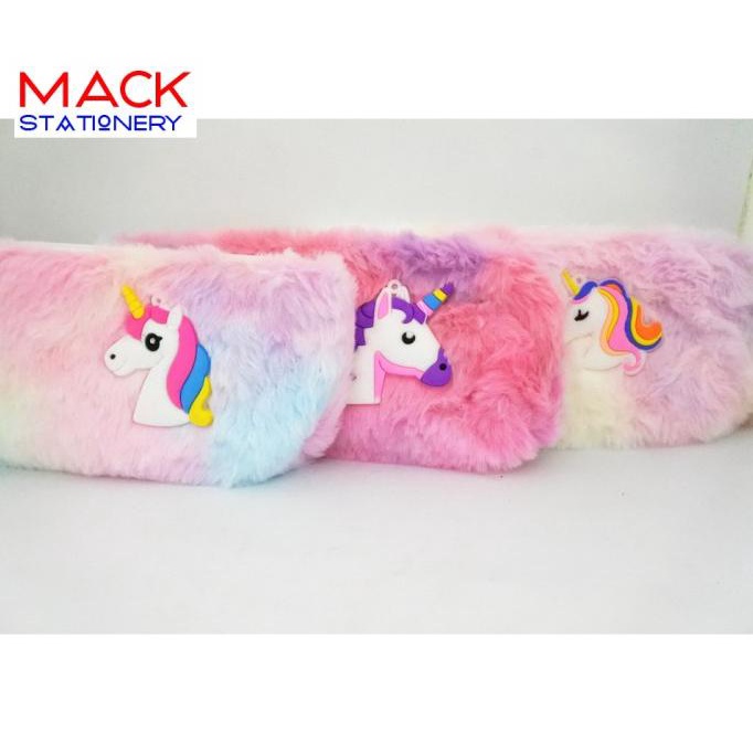 

Big Sale Pencil Case Bulu Seleting / Tempat Pensil Seleting Bulu Unicorn Big Sale