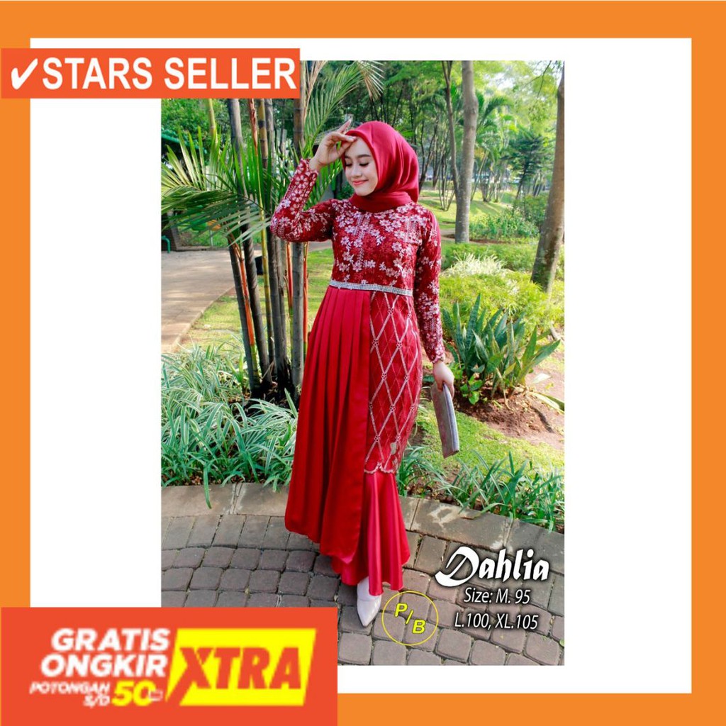 PAKAIAN MUSLIM TERBAIK PALING ANAK ORANG TUA PINK MURAH / Kebaya Muslim Elegant/Baju Semi Gamis