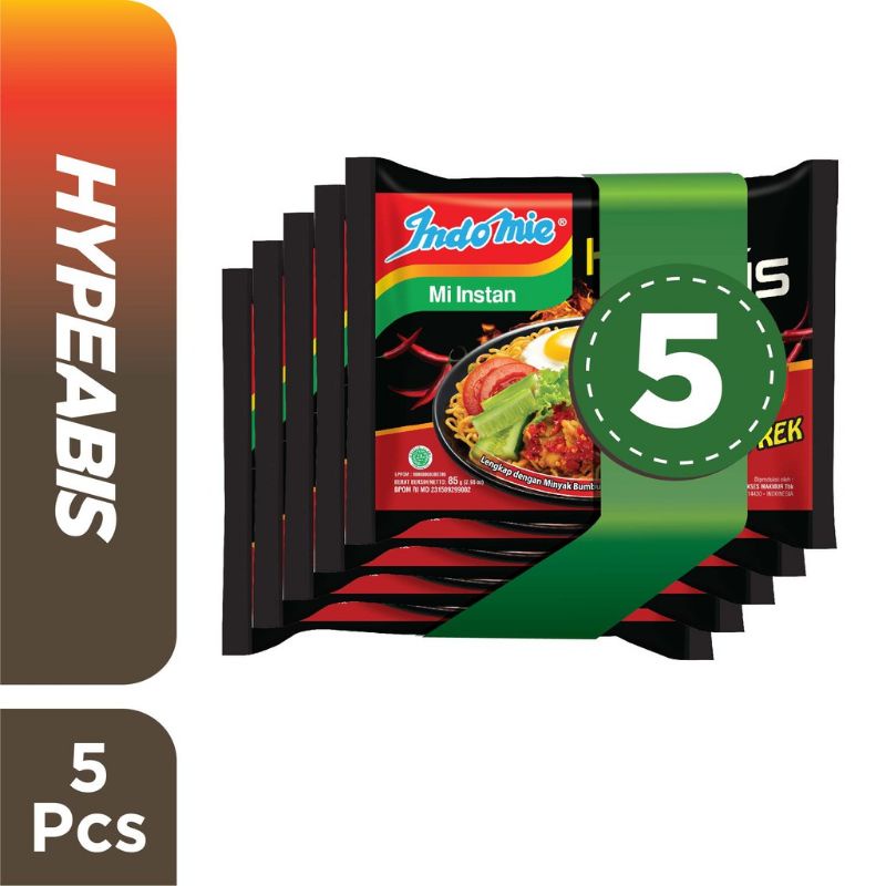 

INDOMIE HYPE ABIS AYAM GEPREK PAKET 5 PCS