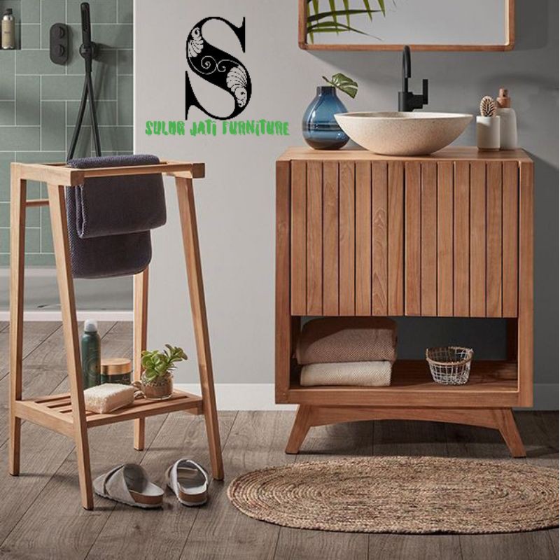 NAKAS DAN HANGER KAMAR MANDI