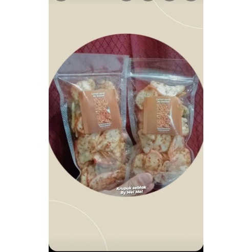 

KRUPUK SEBLAK PEDAS DAUN JERUK HOMADE BY MELMEL