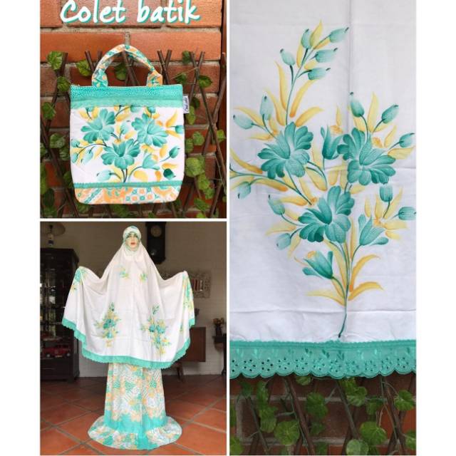 Mukena LUKIS BATIK / Mukena Katun / Mukena Rayon