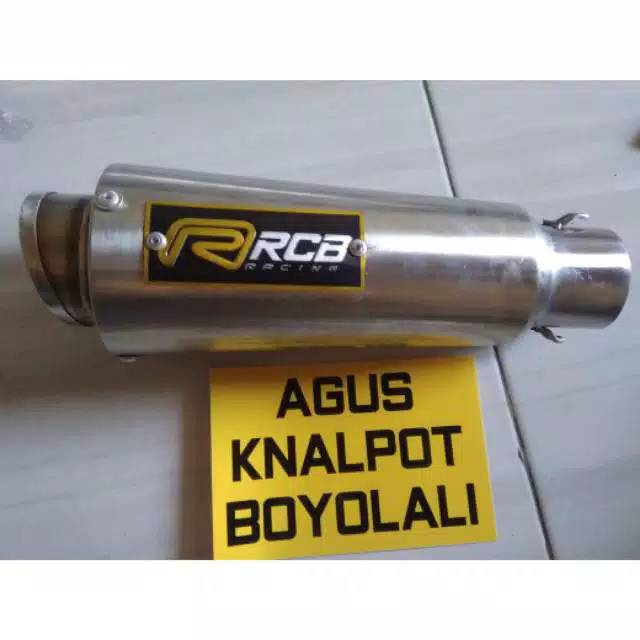 Knalpot racing rcb slincer knalpot rcb dm 50