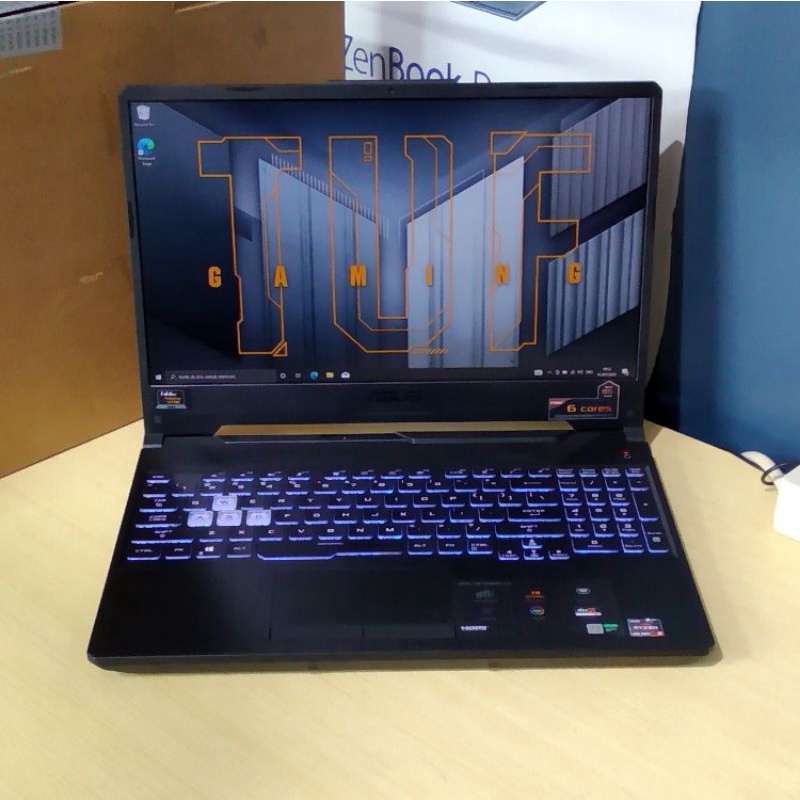 ASUS TUF A15 FA506IV Ryzen 7 4800H RAM 16GB SSD 512GB NVIDIA RTX2060 6GB Layar 15.6 IPS FHD