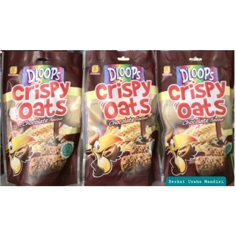 D'loops Crispy Oats 4 Varian rasa Terlaris termurah &amp; Garansi 100% Ori