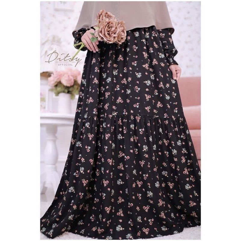 CIRILLA BLACK SIZE S DITSY AGUSTUS 2022