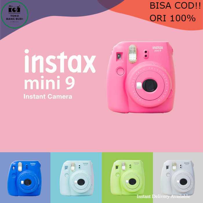 (COD) Fujifilm Instax Mini 9 Kamera Polaroid
