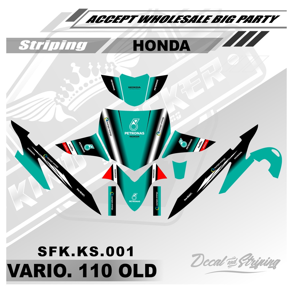 Sticker Decal Full Body Honda VARIO 110 OLD - Sticker Decal Vario 110 OLD. SFK.KS.001