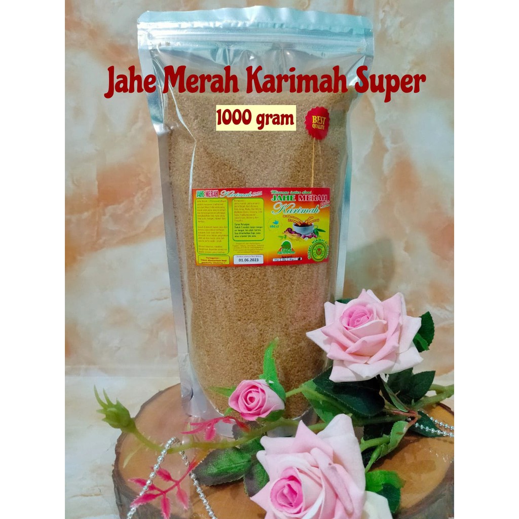 

Jahe Merah Karimah Super Pouch (1 Kg)