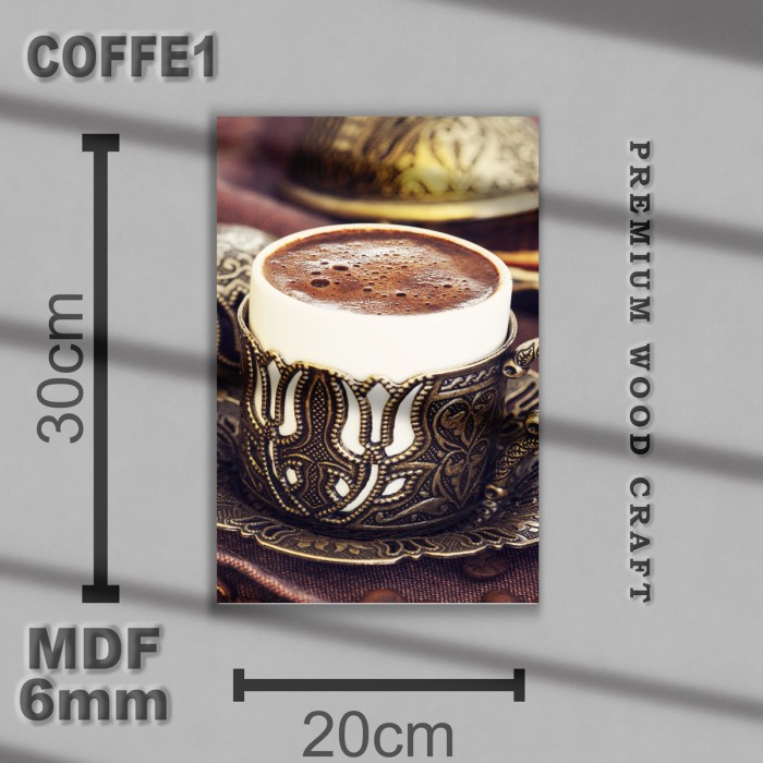 Poster Coffe Wall Decor - Hiasan Dinding Kopi - Dekorasi Dinding Rumah