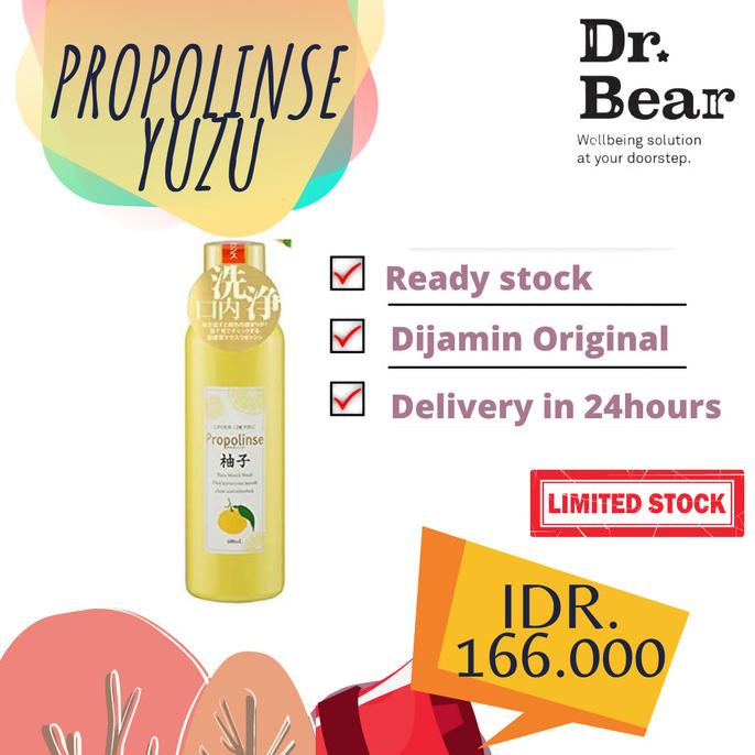 Mouthwash Propolinse Yuzu / Lemon 600ml