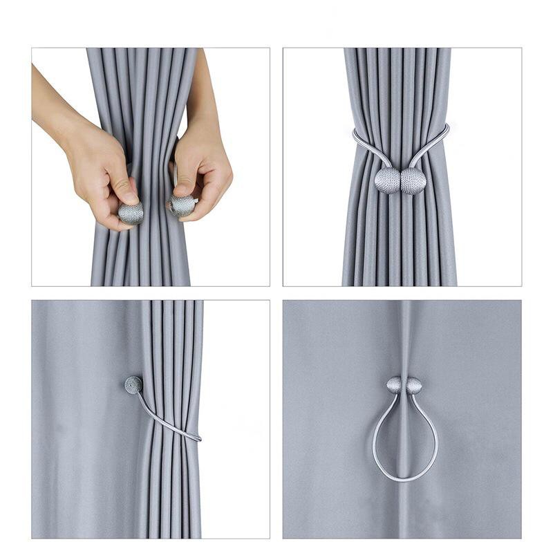 [BISA COD] TALI MAGNET PENGIKAT TIRAI GORDEN / MAGNETIC CURTAIN TIE ROPE