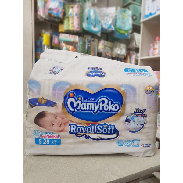 Mamy Poko Royal Soft Perekat S 28 / Popok Perekat Mamy Poko