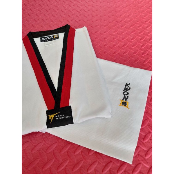 DOBOK TAEKWONDO KWON CLUB LINE KERAH POOM