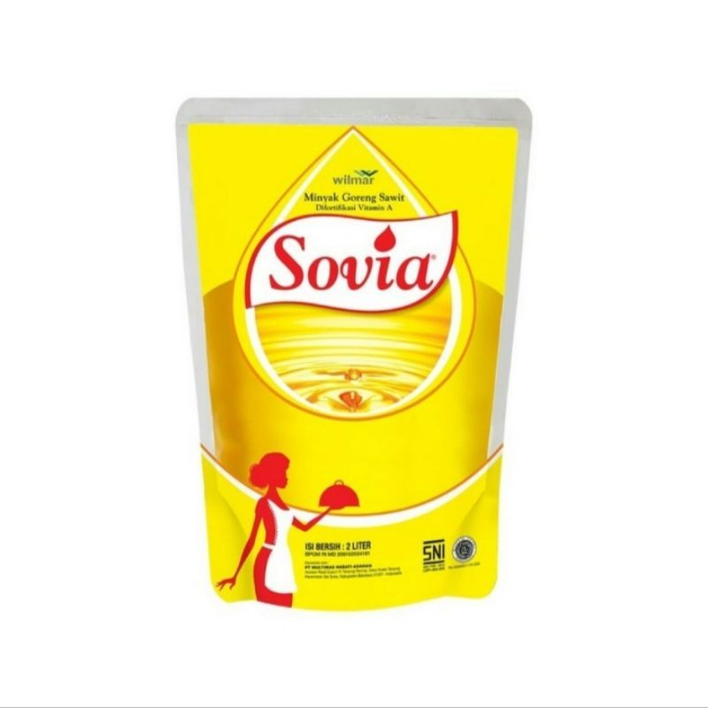 

Sovia Refill 2 Liter Pouch/ Minyak Goreng Sovia 2 Liter