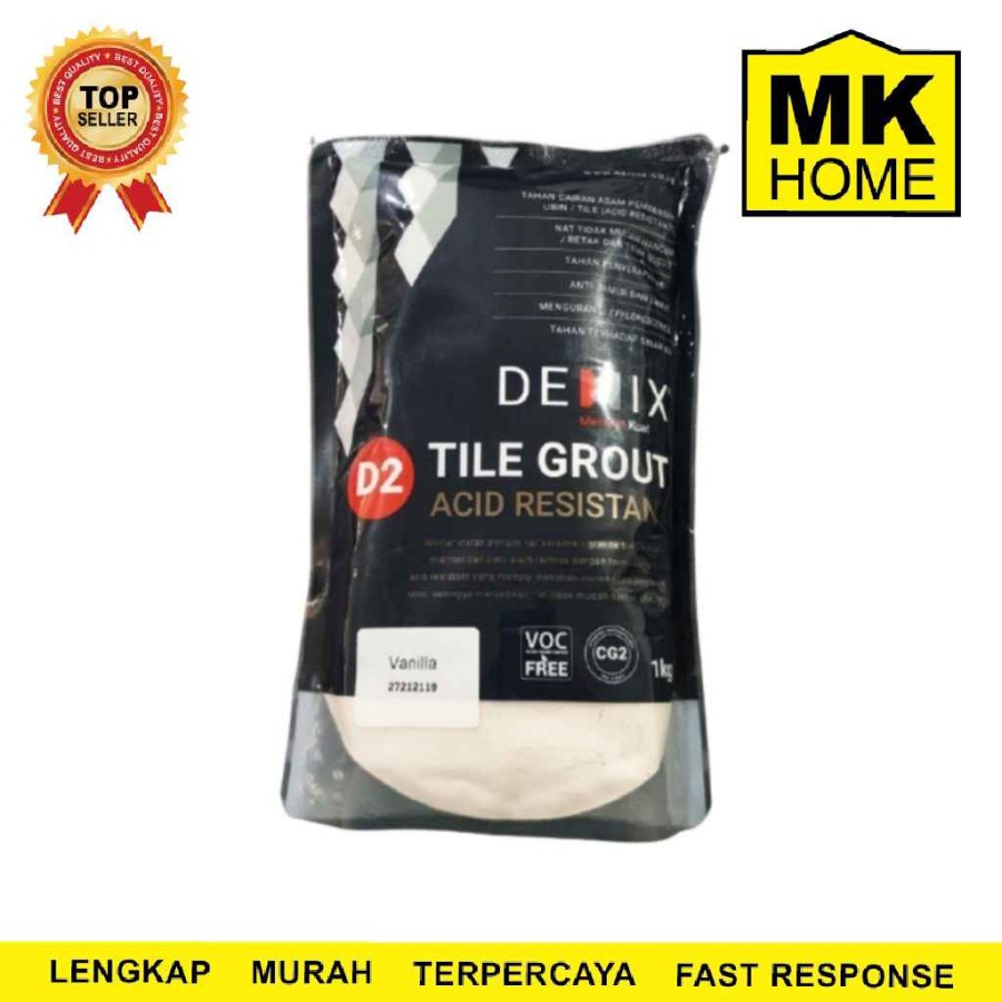 DEMIX D2 TILE GROUT PENGISI NAT 1KG-Vanilla