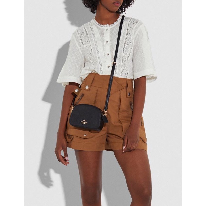 NBU TAS COACH BAG MINI SERENA CROSSBODY BLACK COACH PRELOVED CROSSBODY