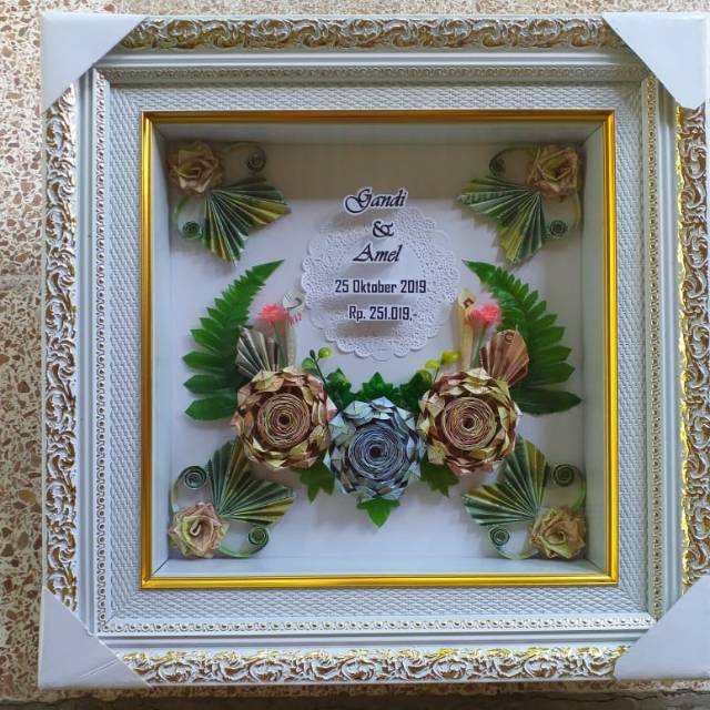 Mahar uang nikah,mahar nikah,mahar manten,mahar frame,mahar pigora