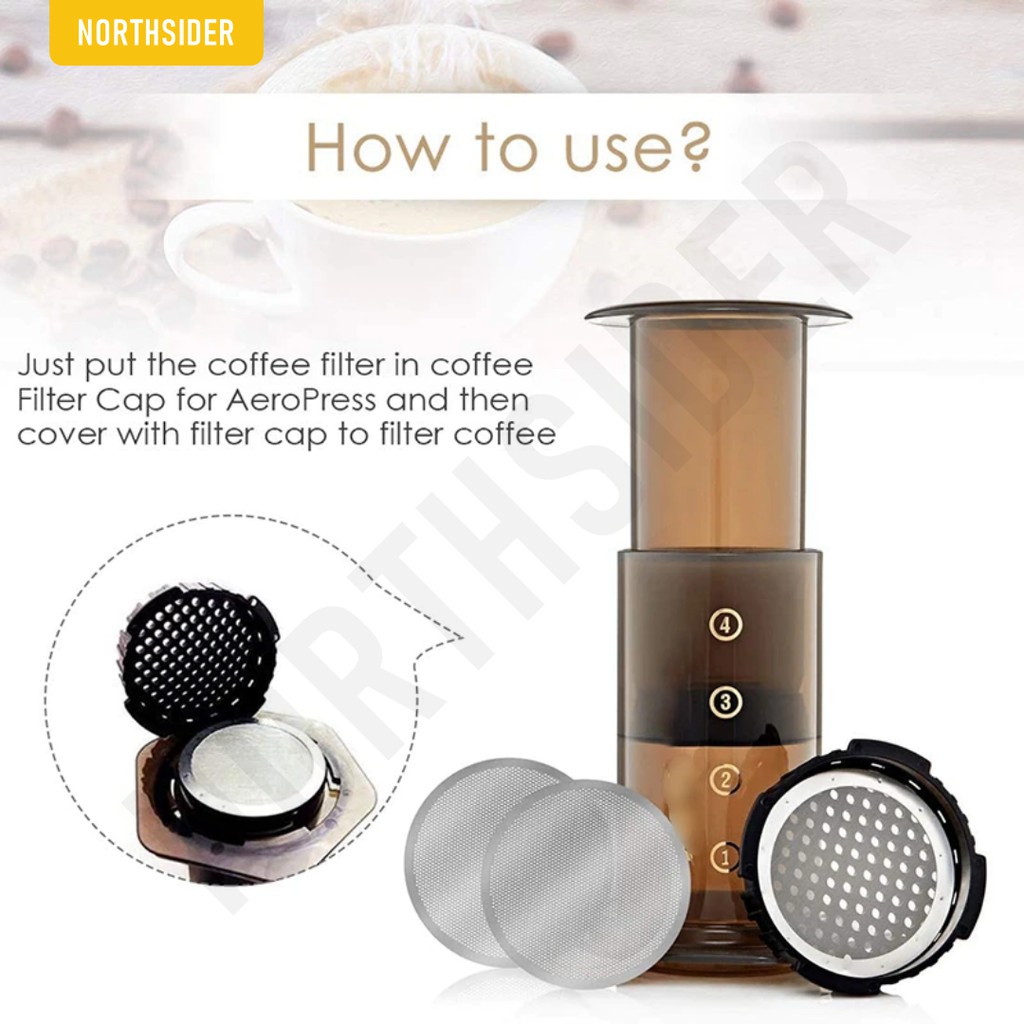 AEROPRESS METAL FILTER - PAPERLESS | SARINGAN STAINLESS STEEL