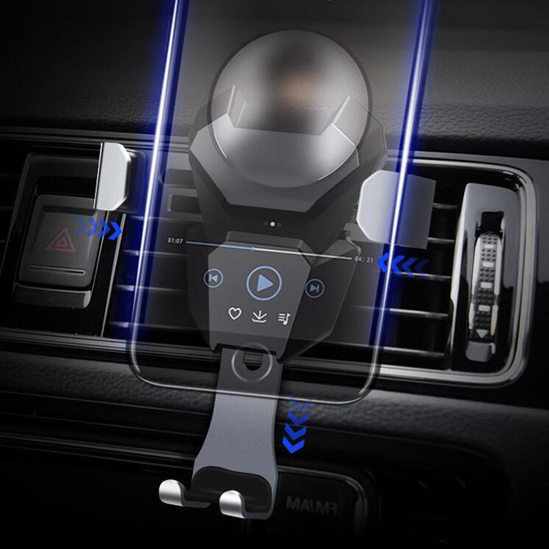 INIU Car Holder Smartphone Metal Air Vent - IN03 - Black