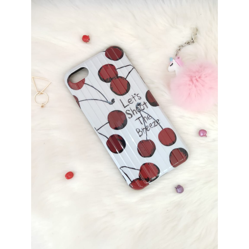 Case Strip Cherry - Case Terbaru / Case Lucu / Case Iphone / Aksesoris Hp Iphone
