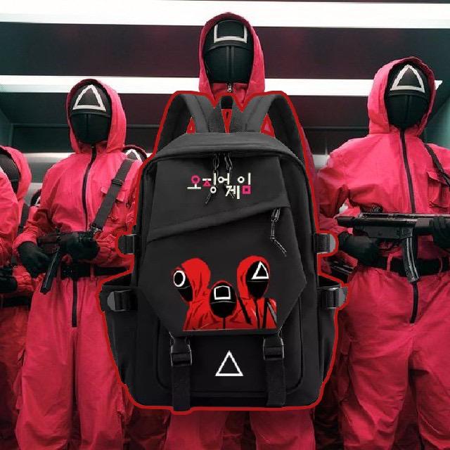 New Backpack Terbaru Paling Viral !! SQUaD GAME Para Penjaga HIilalki Red Light Green Light Drama Surrvival Game / Tas Ransel / Tas Gendong / Backpack