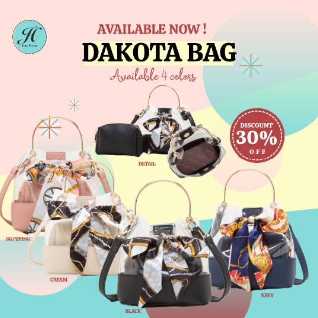 [JH] Tas Jelly Transparan-Dakota Bag-Tas Jimshoney-Tas Wanita