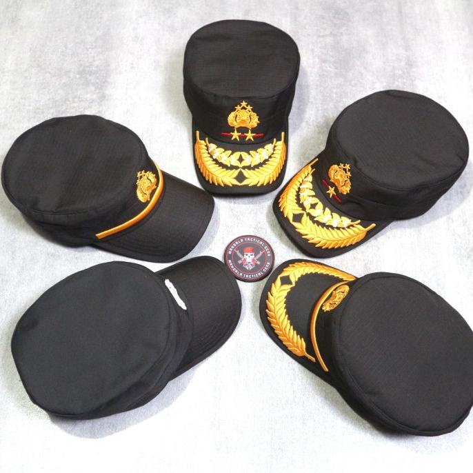 Topi komando Polri / Topi komando premium Bintara pama pamen perwira
