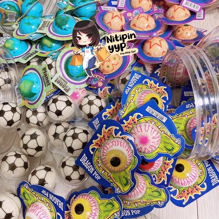 

48 [ASLI KOREA] Korean Trolli Planet Soccer Chewy Gummy - Permen Trolly Jelly Gummi Viral - Stella S