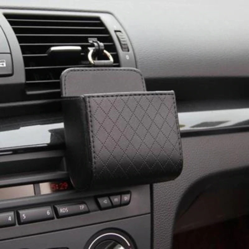 [BISA COD] Gantung Kantung AC Mobil Car Interior AC Multifunction Dashboard Air Vent Bag Organizer holder koin barang e toll