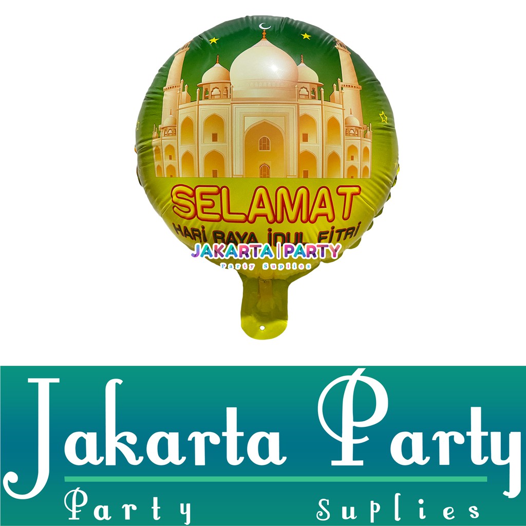 Balon Foil Idul Fitri / Balon Foil Lebaran / Balon Foil Ied Mubarak