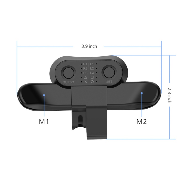 Btsg for Gamepad Rear Extension for Key Adapter Untuk Tombol Back W/Turbo Controller