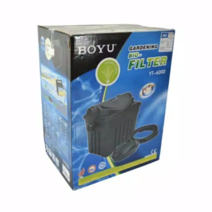 BOYU YT-6000 GARDENING Bio-Filter set filter Kolam ikan KOI UV LIGHT