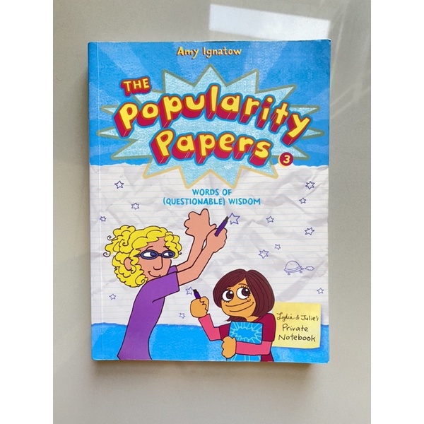 The Popularity Papers 3 Novel Diary Bahasa Inggris Original
