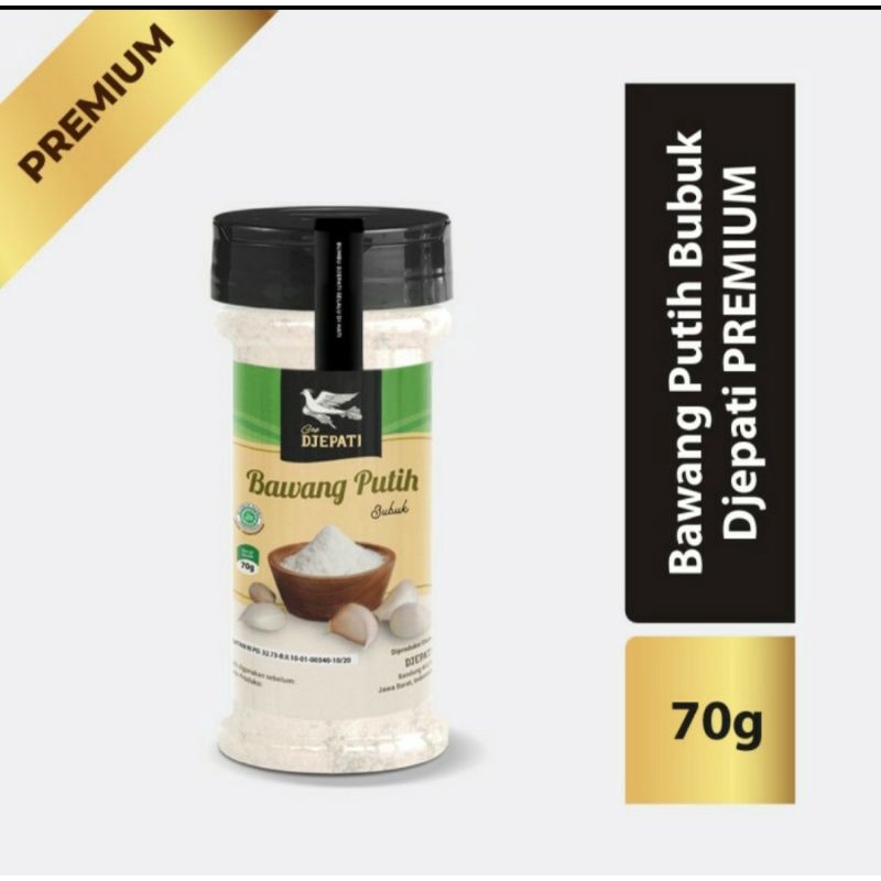 

Bawang putih ( Garlic Powder ) cap Djepati, produk premium , berat 70 gram