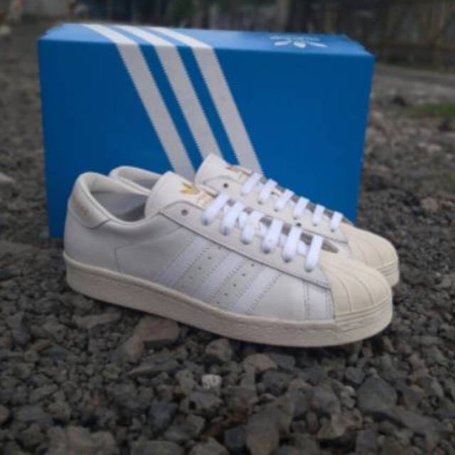 Original BNWB Sepatu Casual Adidas Superstar 80s Shawn Stussy