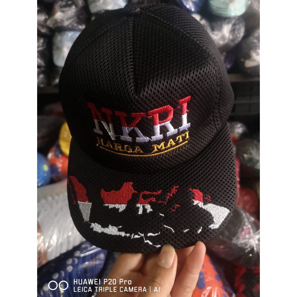 Topi Double Mess NKRI Harga Mati Topi Double Mess Padi Kapas / Topi Double Mess Security / Topi Jaring Jala