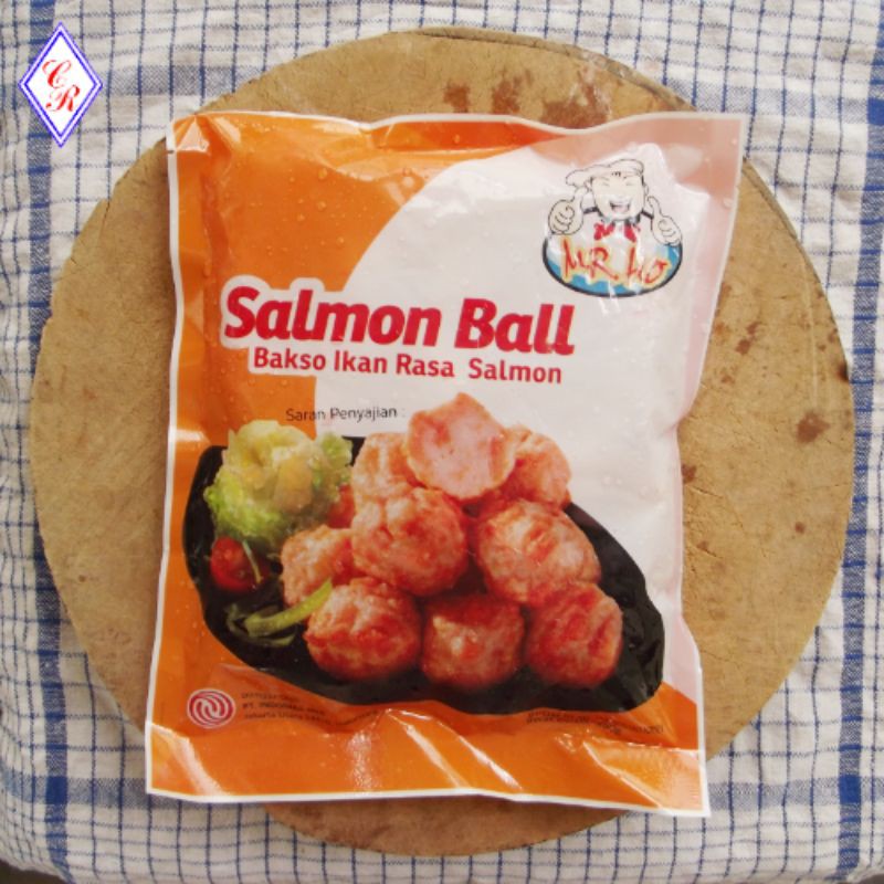 

Mr Ho Salmon Ball / Bakso Ikan Rasa Salmon 450gr