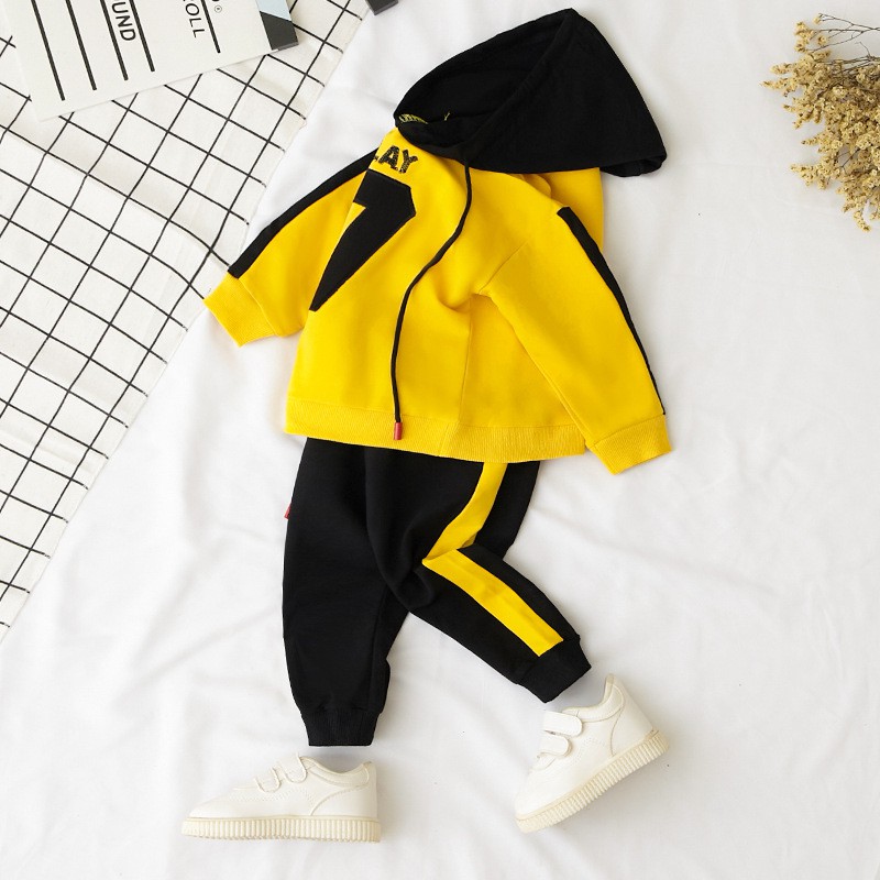Plazababyku PASSWORD HOODIE PLAY SEVEN Setelan Sweater 1 - 7 Tahun Baju Anak BerKualitas