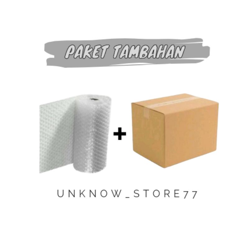 

TAMBAHAN PACKING BUBBLE WRAP BIAR PAKET AMAN