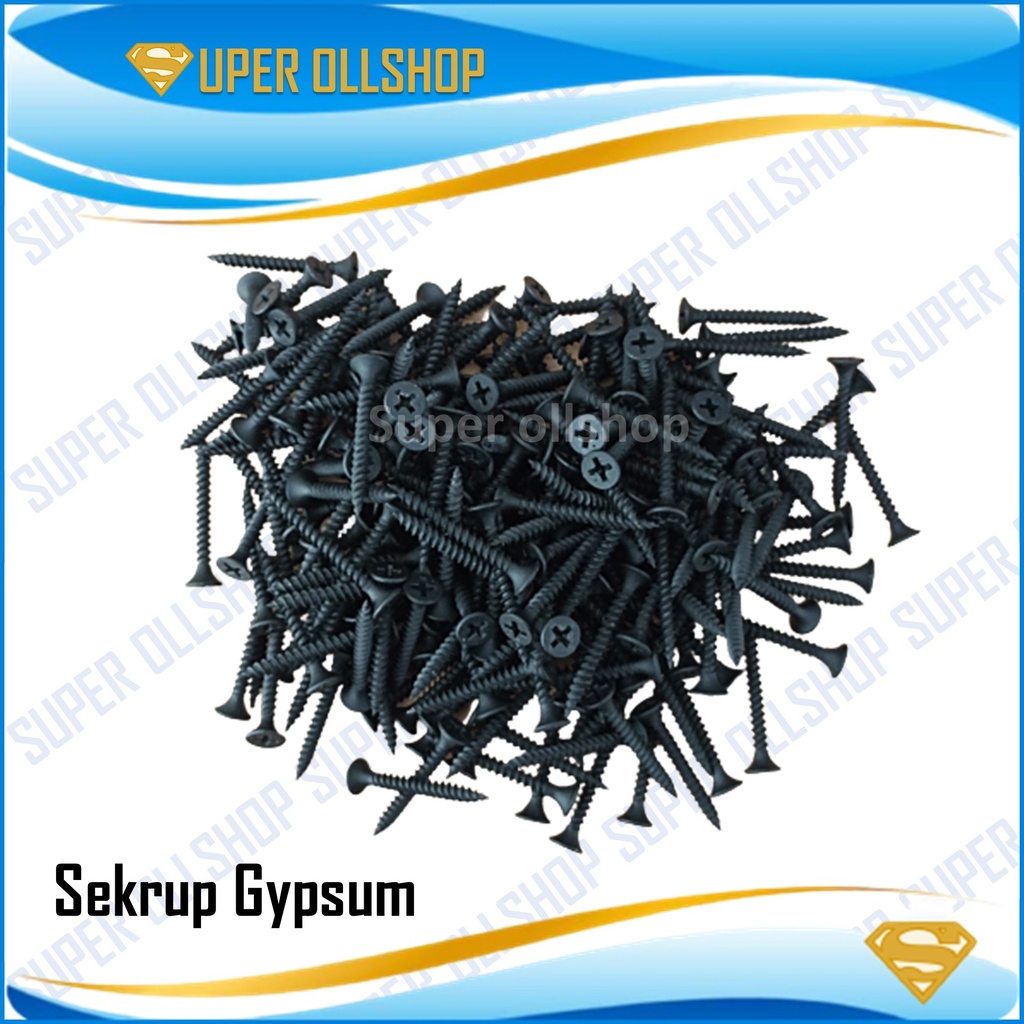 Sekrup Gypsum Baja Baut Skrup Kayu Gipsum Drywall Screw Perkotak